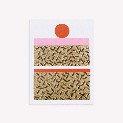 Birthday Cake Mini Greetings Card