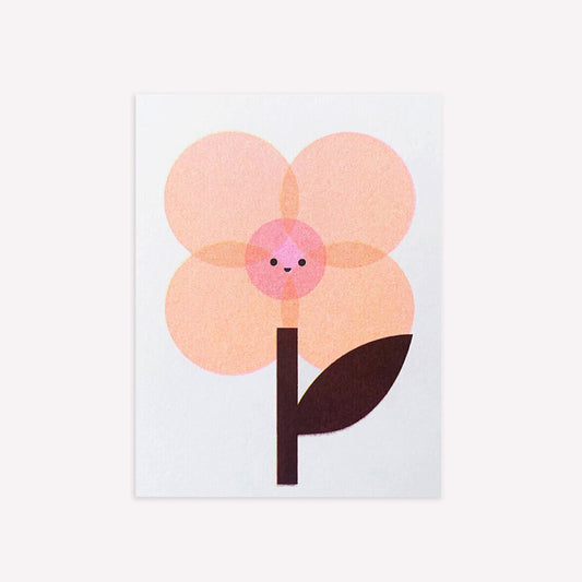 Cherry Blossom Mini Greetings Card