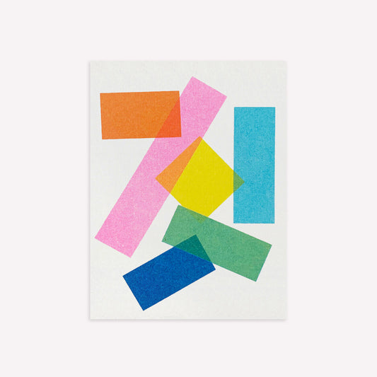 Collage Mini Greetings Card