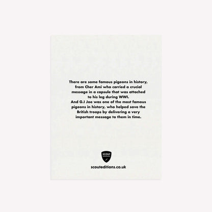 Pigeon Mini Greetings Card