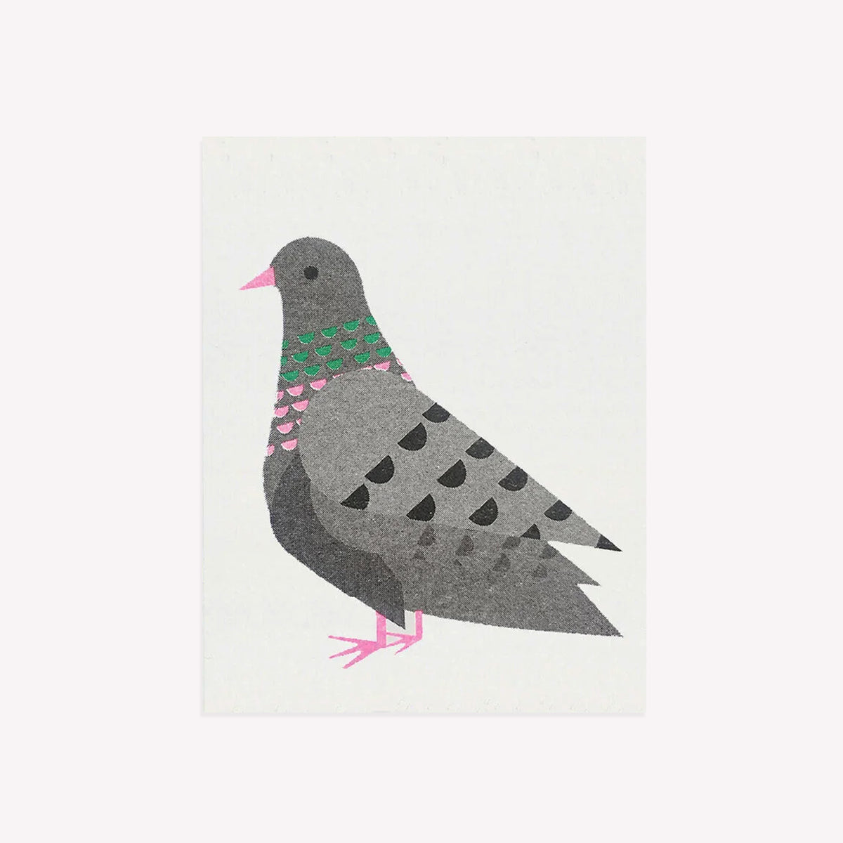 Pigeon Mini Greetings Card