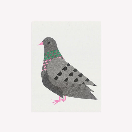 Pigeon Mini Greetings Card