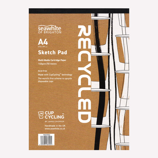 Seawhite A4 CupCycling Mixed Media Cartridge Paper Pad