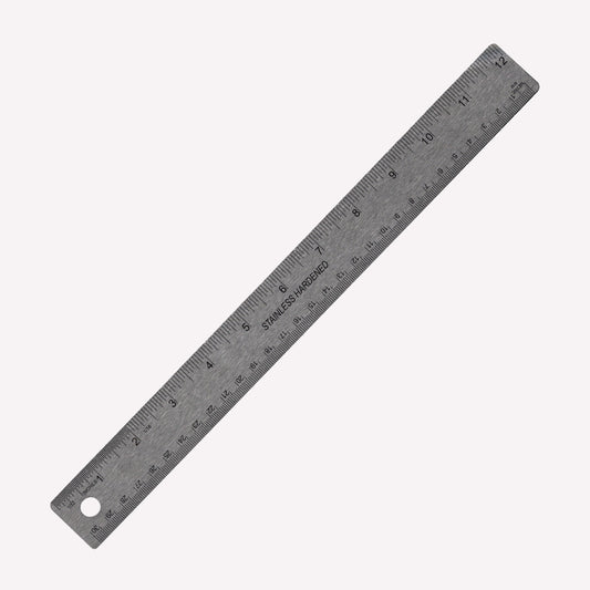 30cm Stainless Steel Cork Backed Ruler