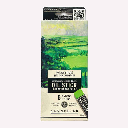 Sennelier Extra-Fine Oil Sticks Landscape Set of 6