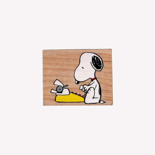 Stampermagic Snoopy Typewriter Rubber Stamp