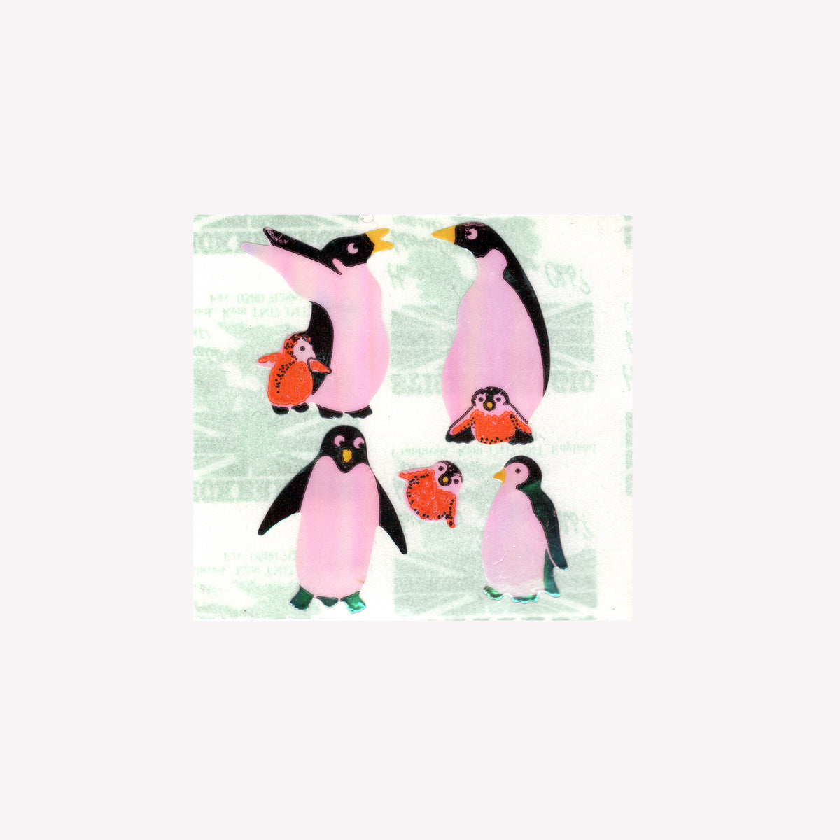 Stickermagic Pearlie Penguin Family Mini Sticker Sheet