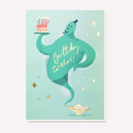 Birthday Wishes Genie Greetings Card