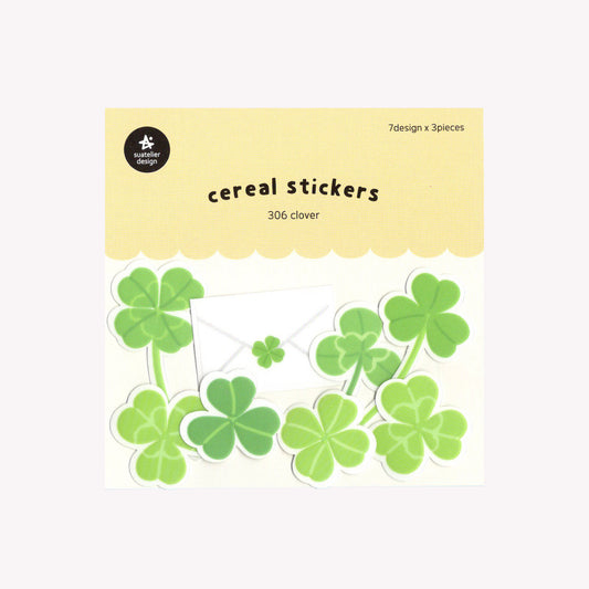 Suatelier Lucky Clover Cereal Stickers