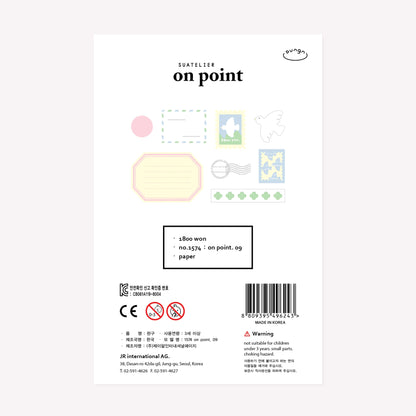 Suatelier On Point #09 Bird & Mail Sticker Set