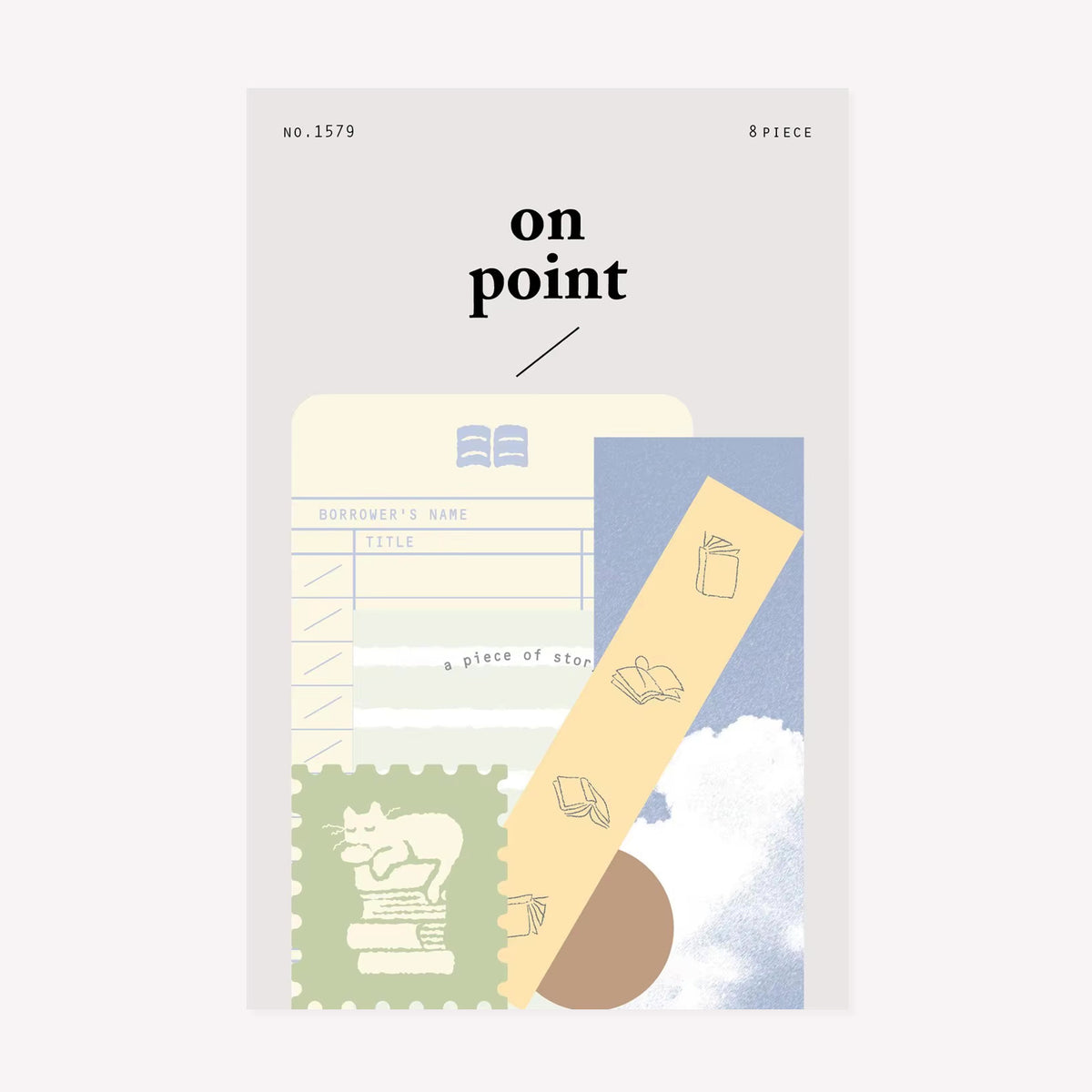 Suatelier On Point #10 Cat & Library Sticker Set