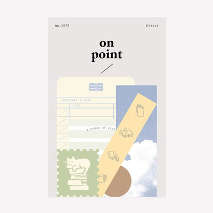Suatelier On Point #10 Cat & Library Sticker Set