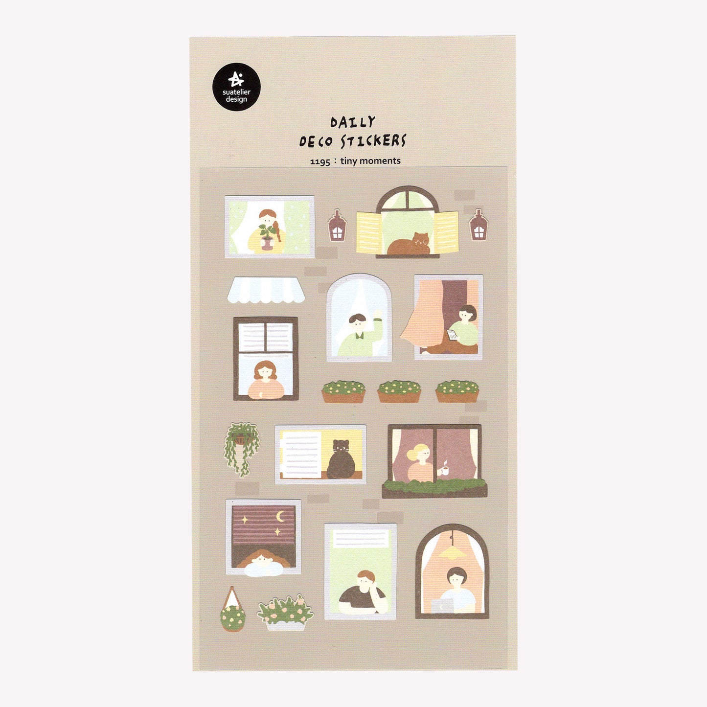 Suatelier Tiny Moments Window Sticker Sheet