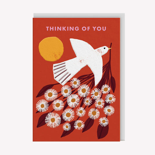 Thinking Of You Bird Greetings Card