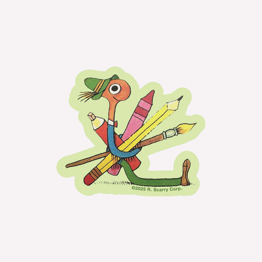 3P4 x Richard Scarry Lowly Art Sticker