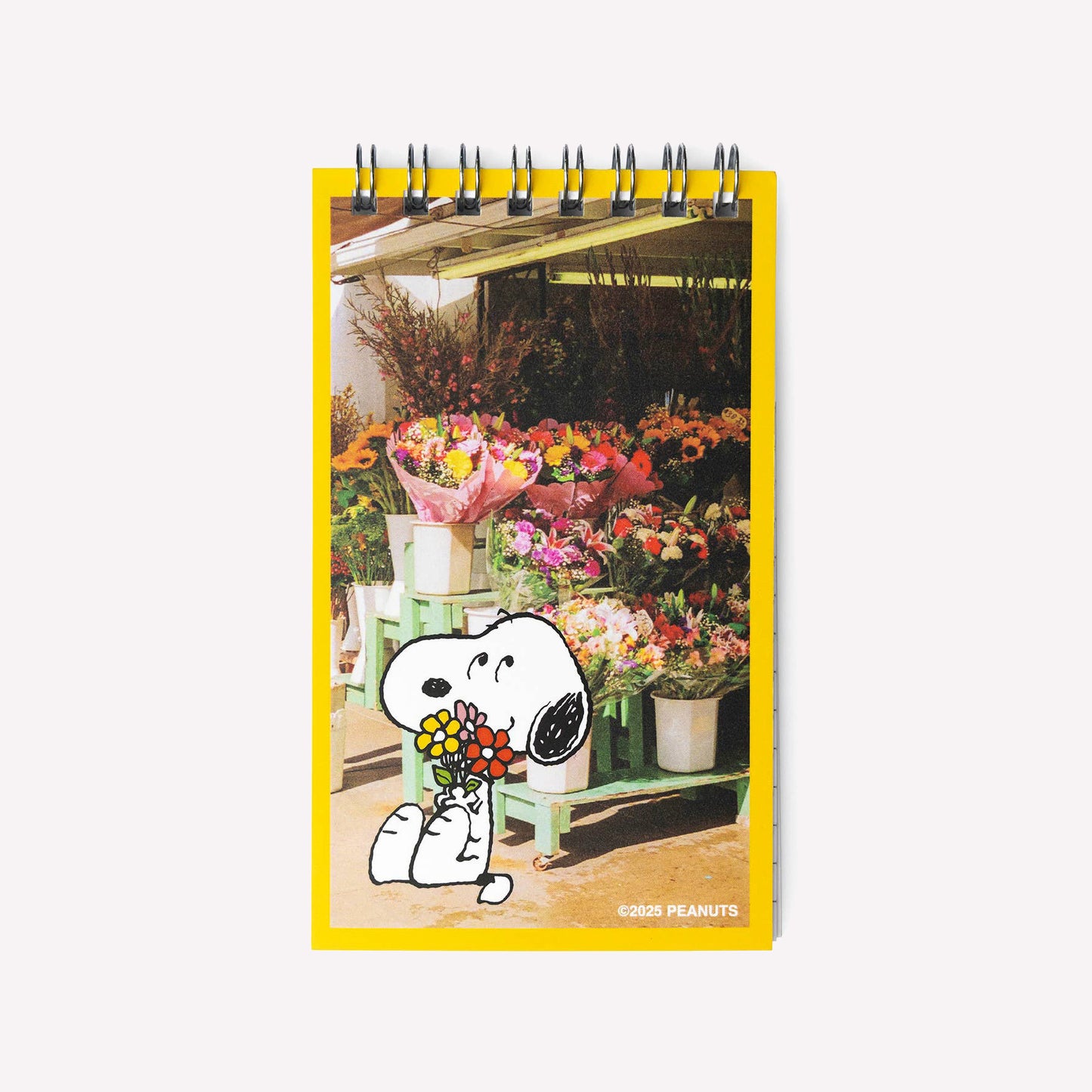 3P4 x Peanuts Snoopy Flower Bouquet Mini Notebook
