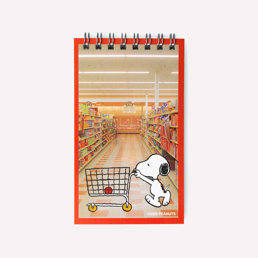 3P4 x Peanuts Snoopy Grocery Mini Notebook