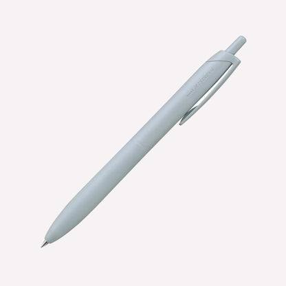 Uniball Jetstream Lite Touch Gel Pen in light blue on a white background. 