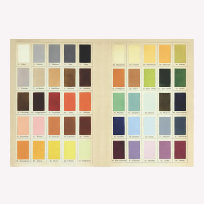 Vintage Colour Palettes Mini Sticker Book