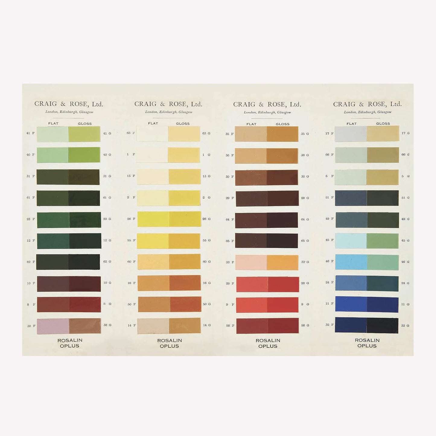 Vintage Colour Palettes Mini Sticker Book