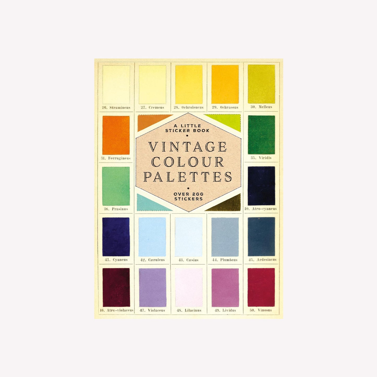 Vintage Colour Palettes Mini Sticker Book