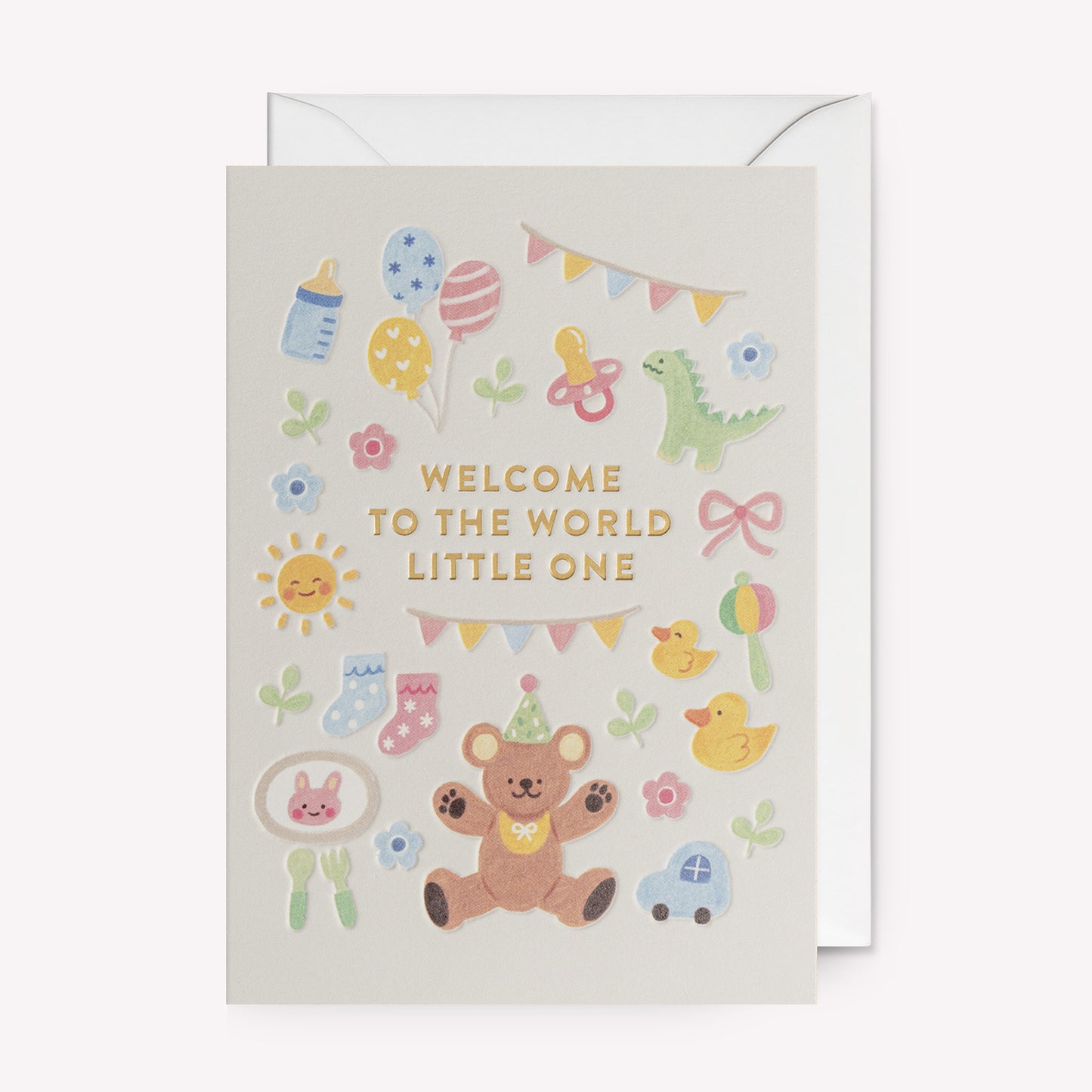 Welcome to the World Little One Greetings Card