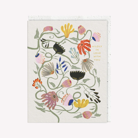 Wildly In Love With You Greetings Card