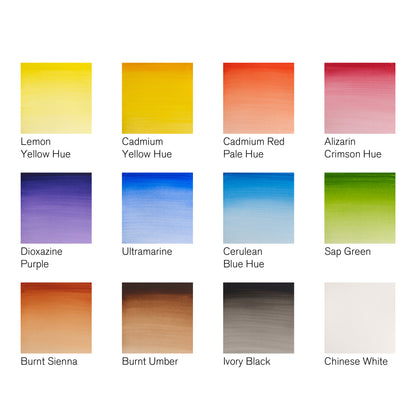 Winsor & Newton Cotman Watercolour Paint Tube Starter Set 8ml