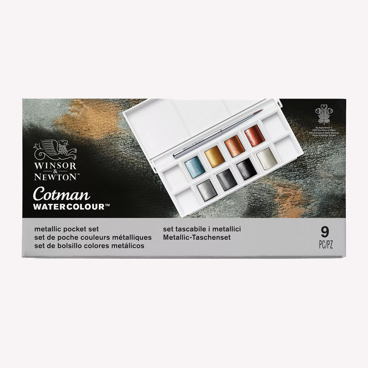 Winsor & Newton Cotman Metallic Watercolour Set