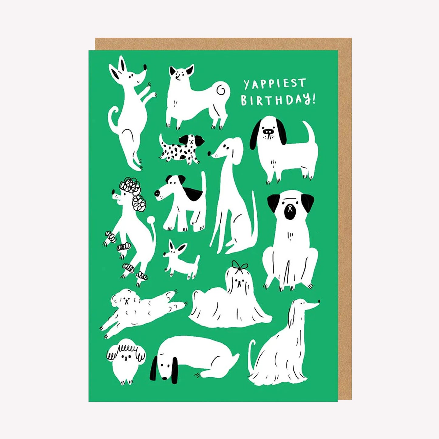 Yappiest Birthday Dogs Greetings Card