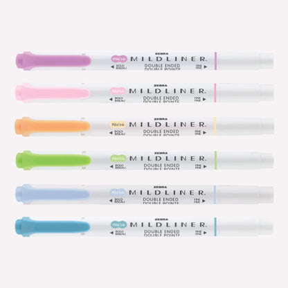 Zebra Mildliner Double Ended Highlighter Pen