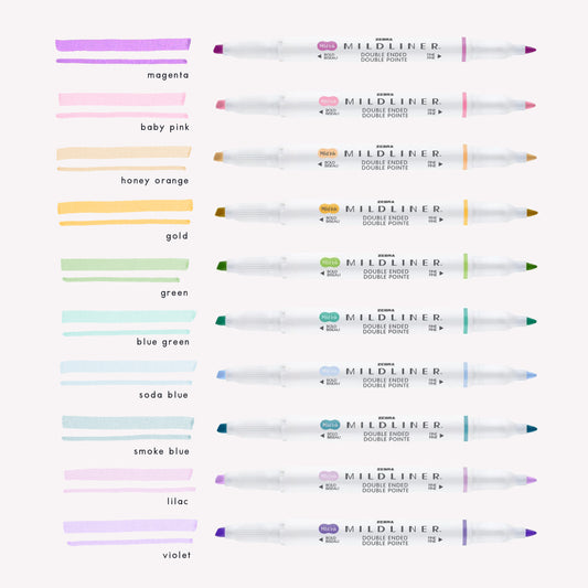 Zebra Mildliner Double Ended Highlighter Pen