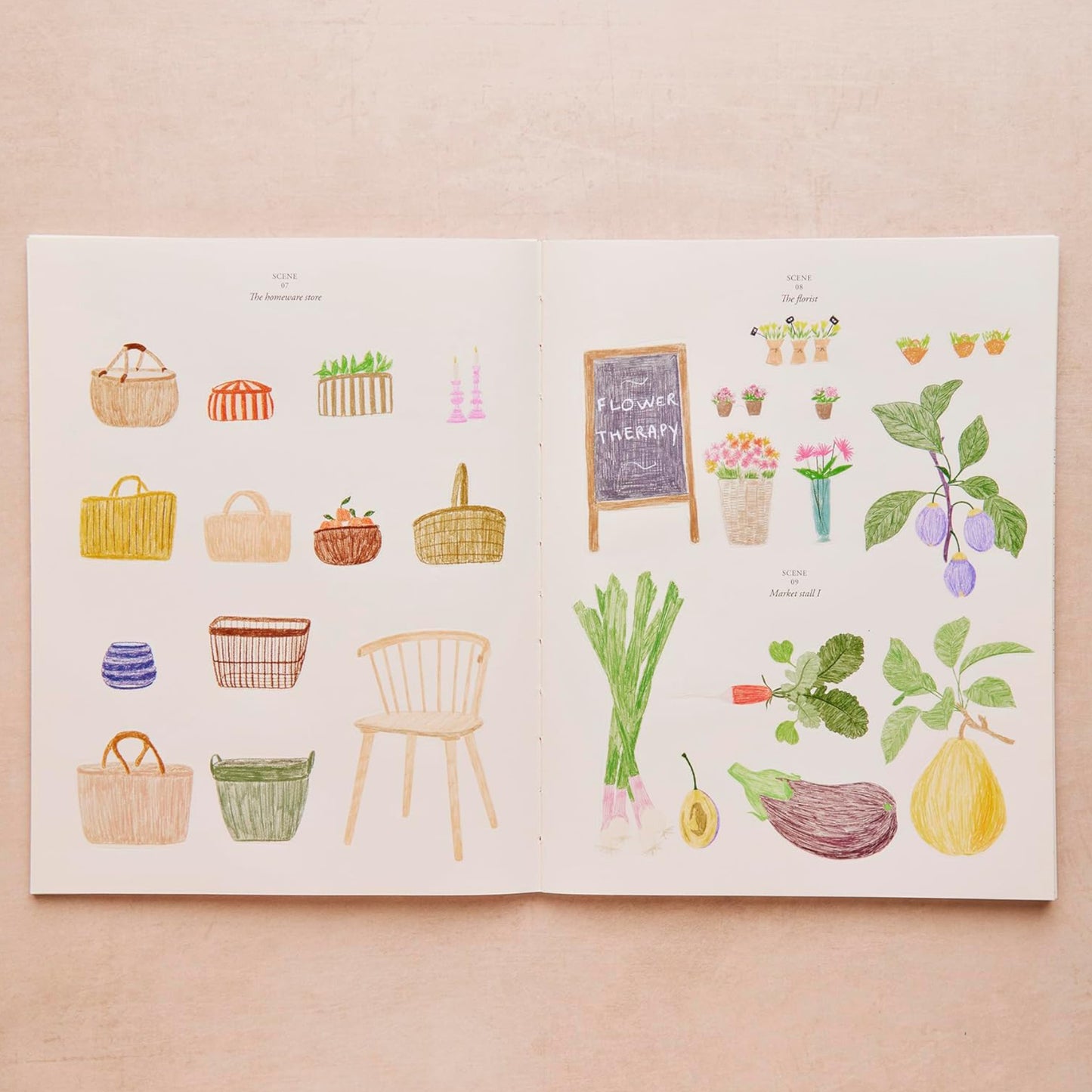 Market Days Colouring & Sticker Book