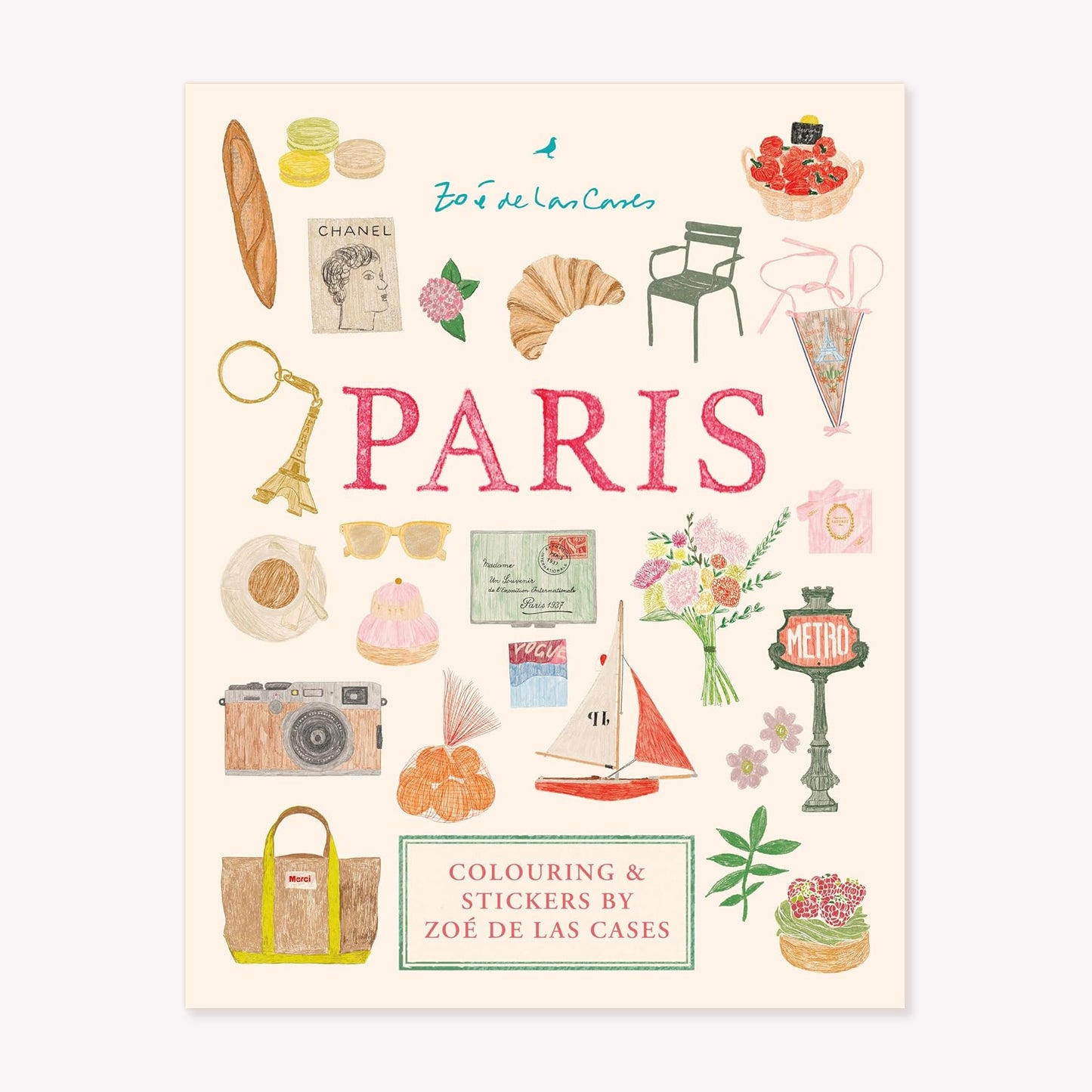 Paris Colouring & Sticker Book