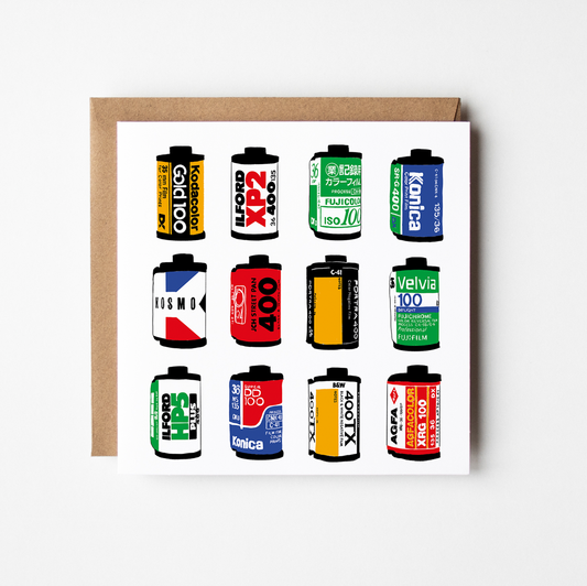 Film Canister Greetings Card